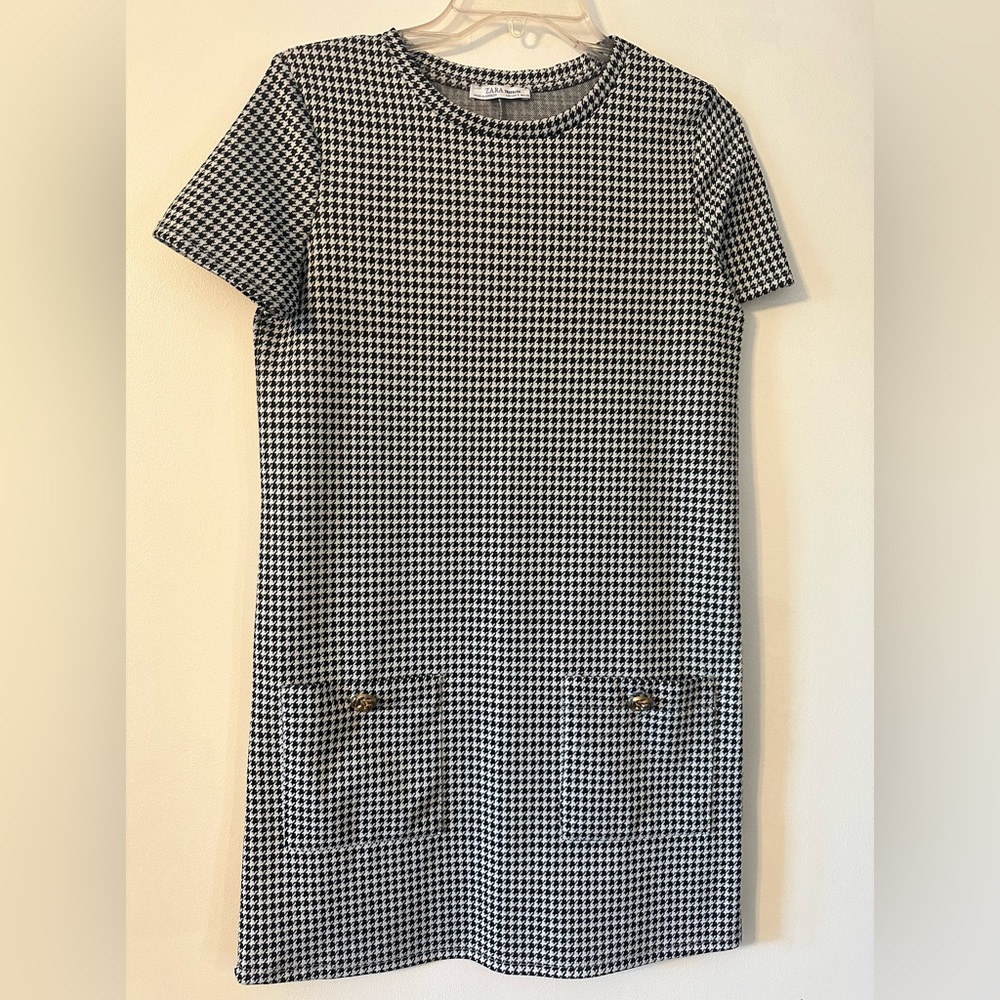 ZARA black and white dress